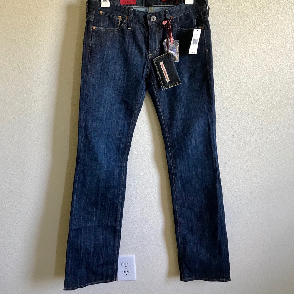 Adriano Goldschmied Dark Wash Straight Leg Jeans
